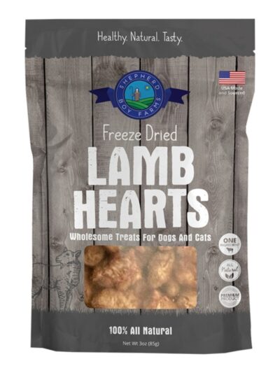 Shepherd Boy Farms Dog & Cat Freeze-Dried Lamb Heart 3oz.