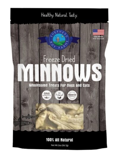Shepherd Boy Farms Dog & Cat Freeze-Dried Minnows 2oz.