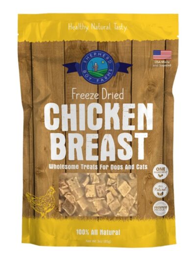 Shepherd Boy Farms Dog & Cat Freeze-Dried Chicken Breast 3oz.