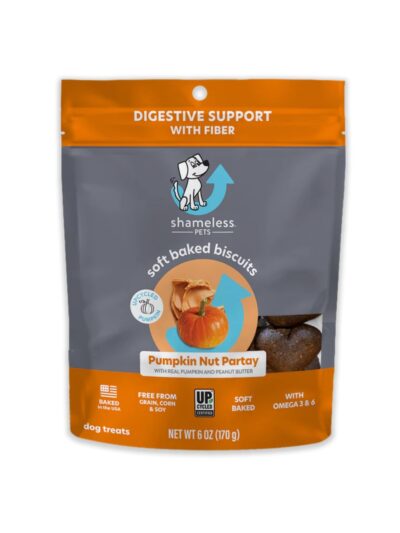 Shameless Soft Baked Dog Biscuits Pumpkin/Peanut Butter 6oz.