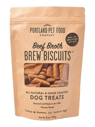 Portland Dog Beef Broth Brew Biscuits 5oz.