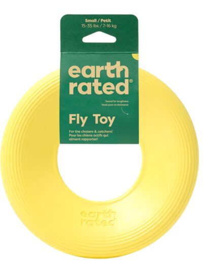 Earth Rated Dog Flyer Toy Yellow Small