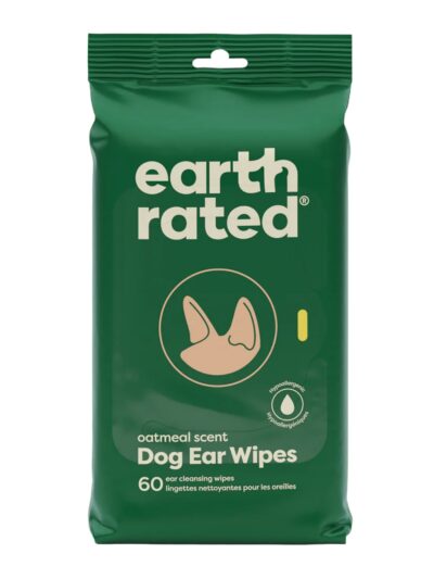 Earth Rated Dog Ear Wipes 60 Count