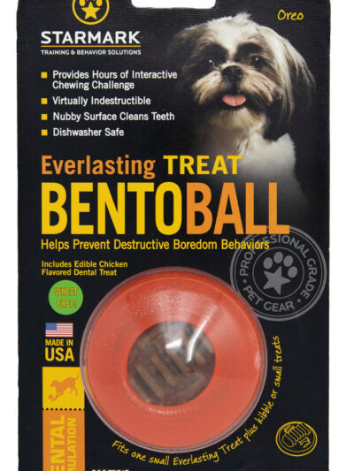 Starmark Everlasting Treat Bento Ball Dog Chew Toy 1ea/SM