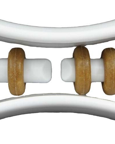 Starmark Treat Ringer Dog Toy Bone White 1ea/One Size