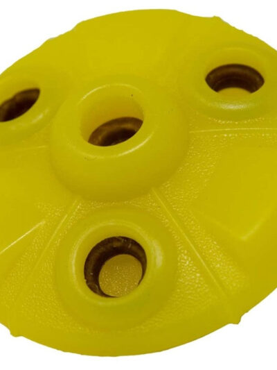 Starmark Flex Grip Treat Ringer UFO Yellow 1ea/LG