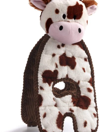 Charming Pet Products Cuddle Tug Cozy Cow Dog Toy 1ea