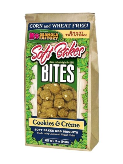 K9 Granola Soft Bakes Bites; Cookies and Cr?me 12oz