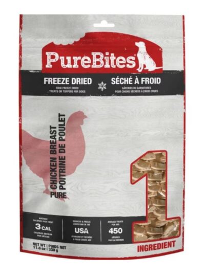 Purebites Freeze Dried Dog Treats Chicken Breast 11.6oz.