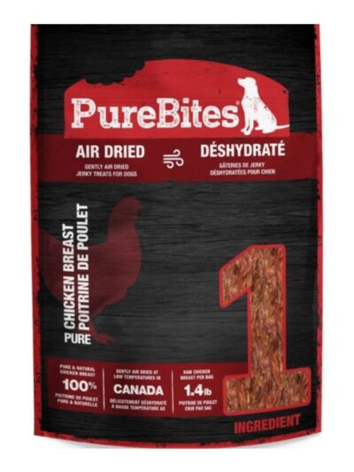 Purebites Natural Jerky Dog Treats Chicken Breast 5.5oz.