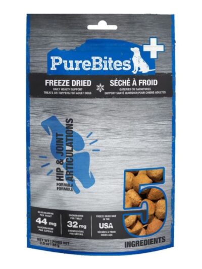 Purebites+ Freeze Dried Dog Hip & Joint Chicken 3oz.