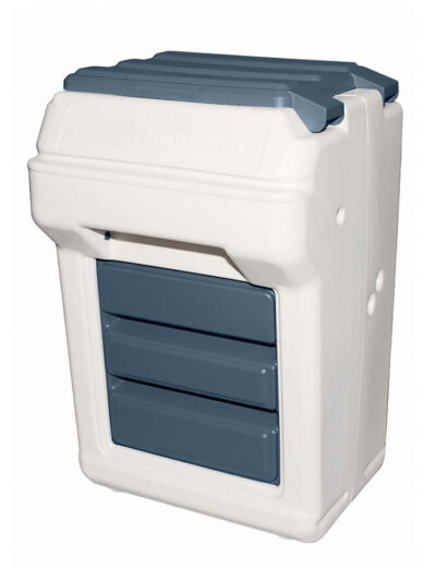 Bergan Aut-o-Dine 25 Automatic Food Dispenser Beige, Navy 1ea
