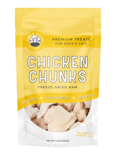 Oma'S Pride Dog Freeze-Dried Chicken Breast Chunks 1.5Oz