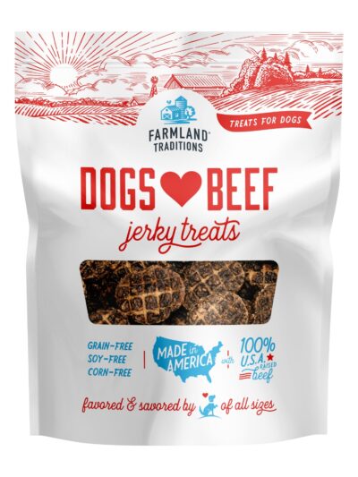 Farmland Traditions Dogs Love Beef Jerky Dog Treats 1ea/13.5oz.