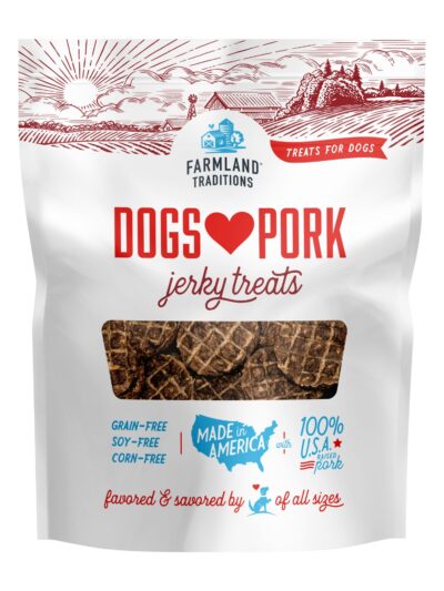 Farmland Traditions Dogs Love Pork Jerky Dog Treats 1ea/5oz.