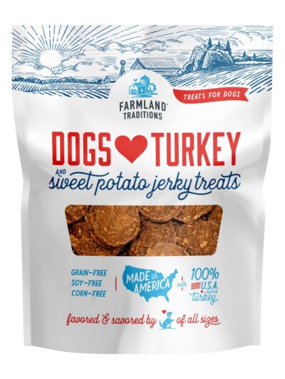 Farmland Traditions Dogs Love Turkey and Sweet Potato Dog Treats 1ea/6oz.