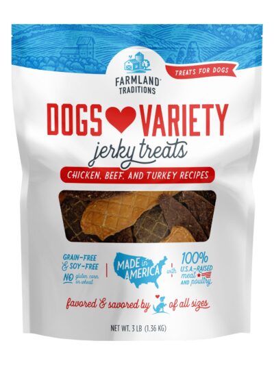 Farmland Traditions Dogs Love Variety Jerky Dog Treats 1ea/48oz.