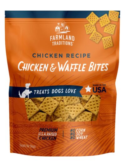 Farmland Traditions Simple Snacks Chicken and Waffle Bites Dog Treats 1ea/6oz.
