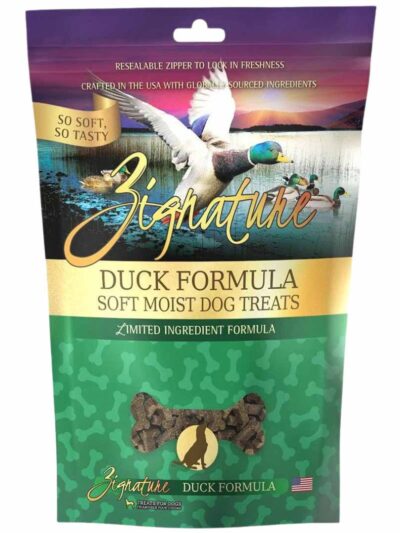 Zignature Dog 4oz. Soft Moist Treat Duck