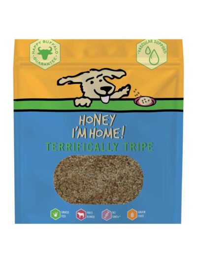 Honey I'm Home Dog Natural Water Buffalo Terrifically Tripe Food Topper