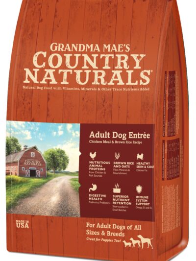 Grandma Mae's Country Naturals Premium All Natural Adult Dry Dog Food Chicken & Rice 1ea/14 lb