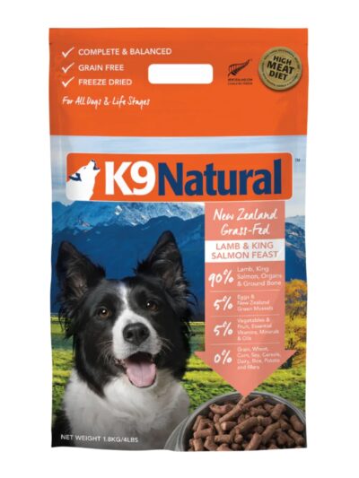 K9 Natural Dog Freeze-Dried Lamb & Salmon 4Lb