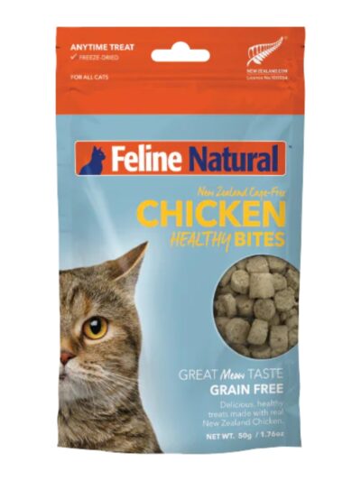 Feline Natural Cat Freeze-Dried Healthy Bites Chicken 1.76oz.