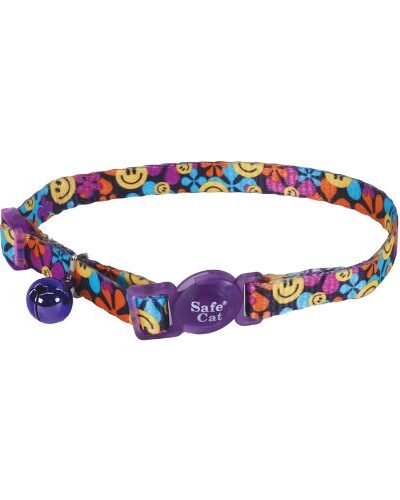 Coastal Products Safe Cat Fashion Adjustable Breakaway Collar-Wild Flower