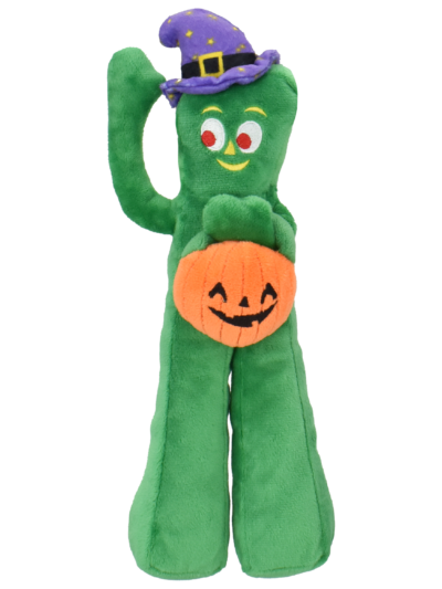 Gumby Plush Witch with Pumpkin 10"