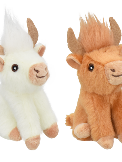 Multipet Highland Cow Cat Toy