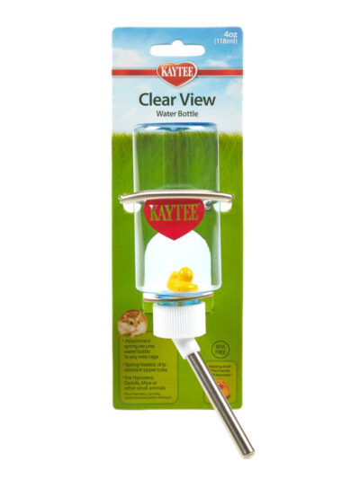 Kaytee Clear Water Bottle, Single Clear, 1ea/4 oz