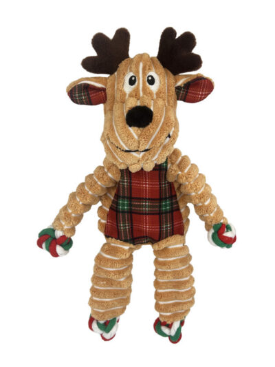 KONG Holiday Floppy Knots Reindeer Dog Toy 1ea/SM/MD