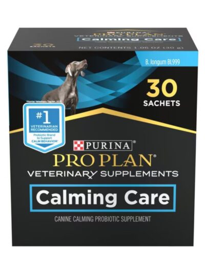Purina Pro Plan Veterinary Diets Calming Care Liver Flavored Powder Calming Supplement for Dogs, 30 count