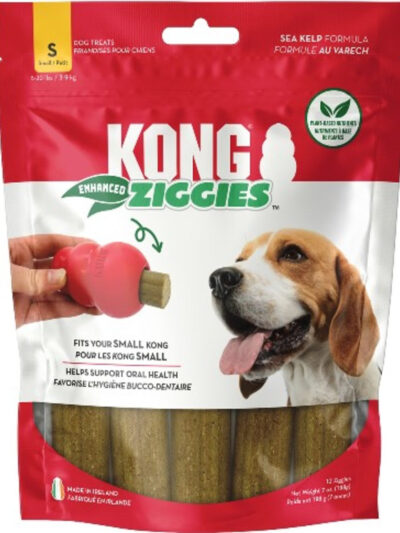 KONG Ziggies Enhanced Plant-Based Dog Treats 1ea/SM, 7 oz
