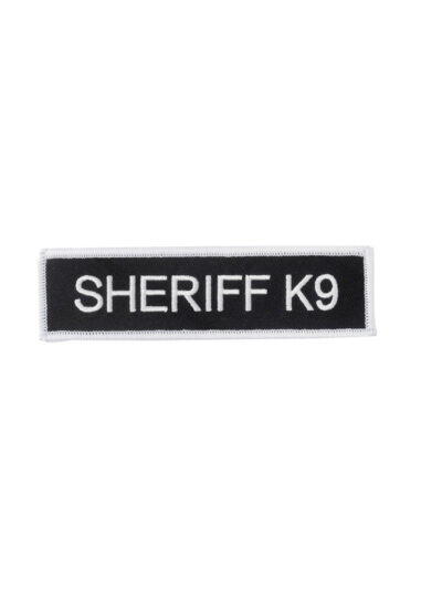 Boss Dog Tactical Harness Patch Sheriff K9, 1ea/SM
