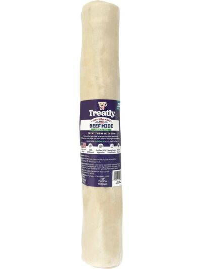 Treatly 100% USA Beefhide Heavy Weight Roll Banded Natural 12in. 1 Pk