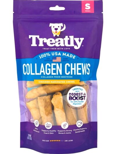 Treatly USA Collagen Chip Rolls Chicken Small-8oz.