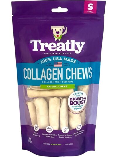 Treatly USA Collagen Chip Rolls Natural Small-8oz.