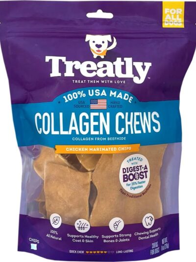 Treatly USA Collagen Chips Chicken 8oz.