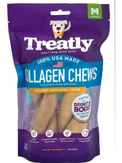 Treatly USA Collagen Twists Chicken 6in. 2 Pk
