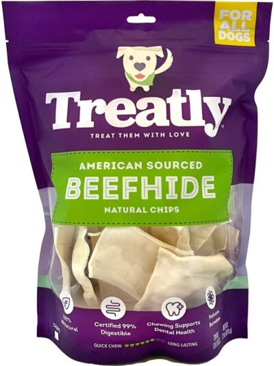 Treatly American Beefhide Chips Natural 22oz.