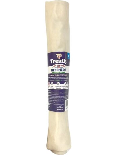 Treatly 100% USA Beefhide Rolls Banded Natural 10in. 1 Pk