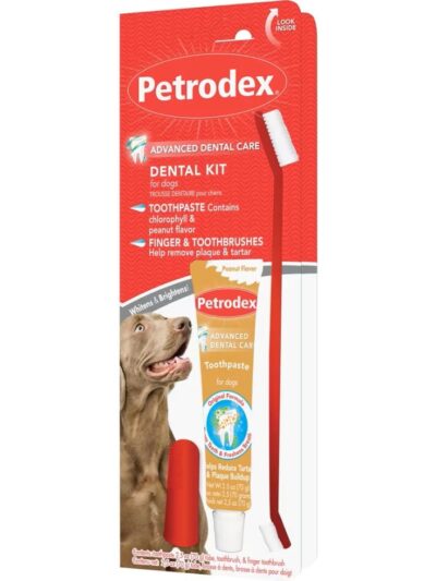 Petrodex Dental Kit For Dogs Peanut 2.5oz.