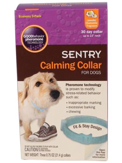 SENTRY Calming Collar for Dogs 1ea/0.75 oz, 3 pk