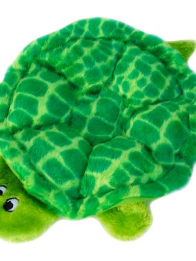 Zippypaws Plush Squeakie Crawlers Slowpoke Turtle Green Medium