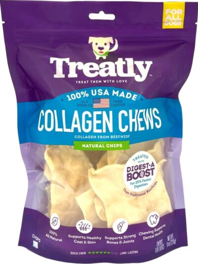 Treatly USA Collagen Chips Natural 8oz.