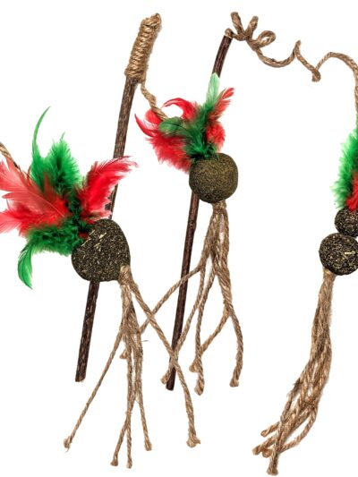Spot Holiday Silver Vine Cat Teaser Wand Assorted Assorted