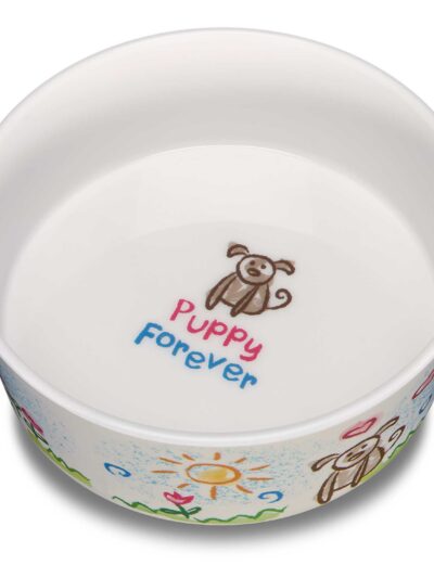 Loving Pets Dolce Moderna Bowl Puppy Forever, 1ea/SM