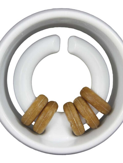 Starmark Treat Ringer Orb White 1ea/One Size