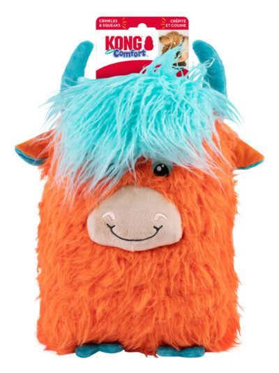 KONG Comfort Highland Cow Dog Toy Assorted, 1ea/XL